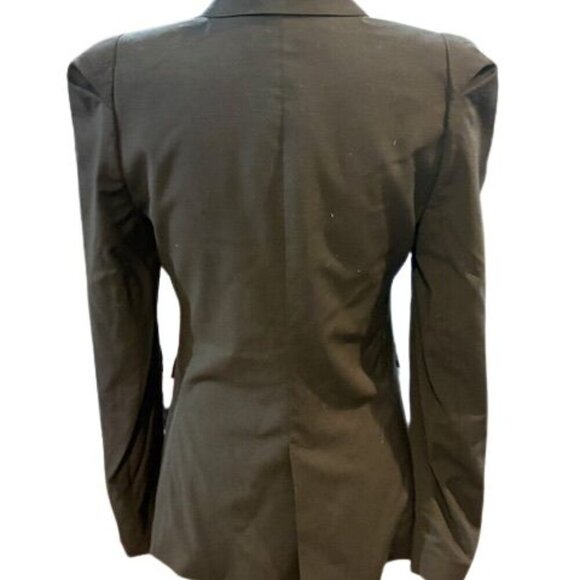 Zara Single Button Closure Notched Lapel Black Blazer with 2 Front Pockets – SM - Picture 5 of 8